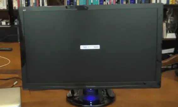 viewsonic monitor blue power light flashing