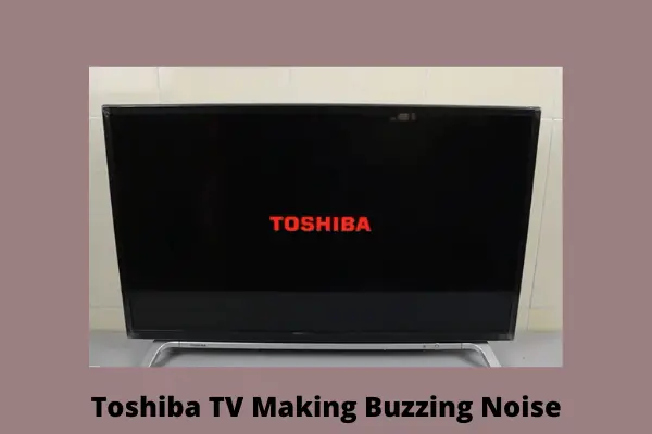toshiba tv making buzzing noise