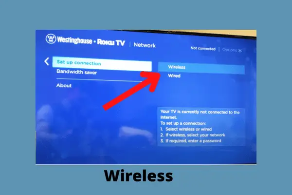 westinghouse tv network setting