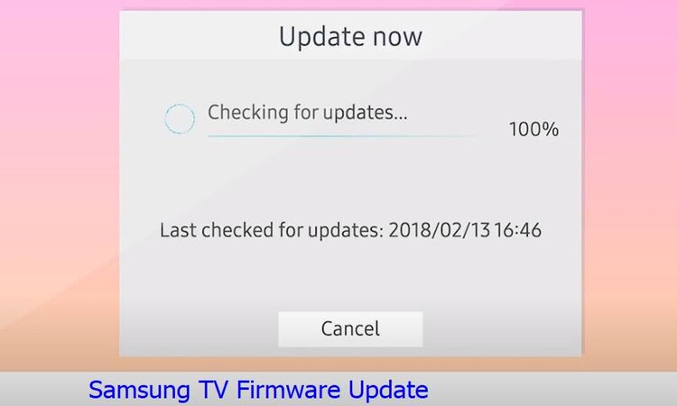 update the firmware of samsung tv