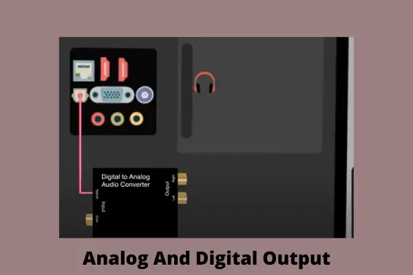 analog and digital output