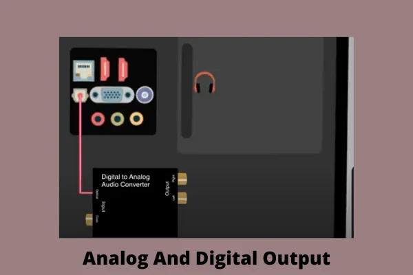 analog and digital output