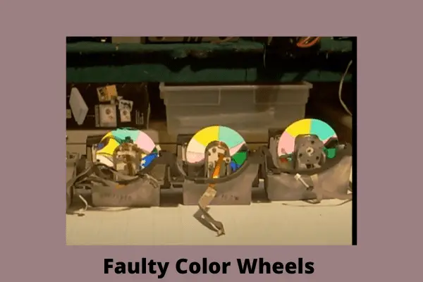 faulty color wheels