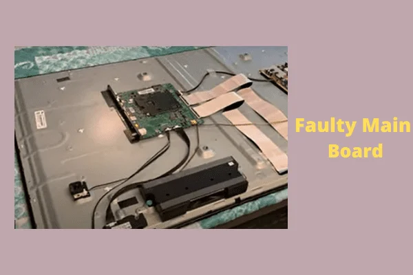 faulty main board