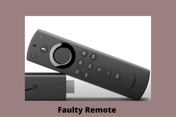 faulty remote