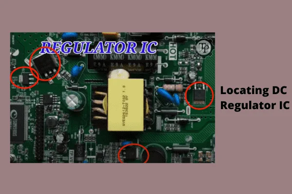 locating dc regulator ic