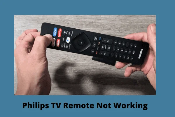 philips tv remote not working