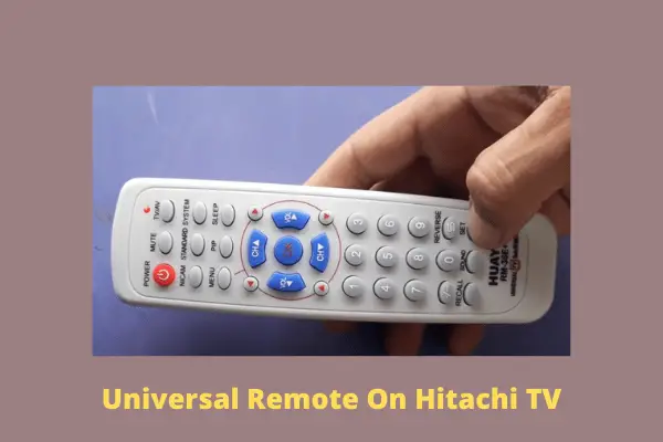 universal remote on hitachi tv