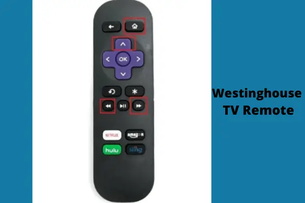 westinghouse tv remote