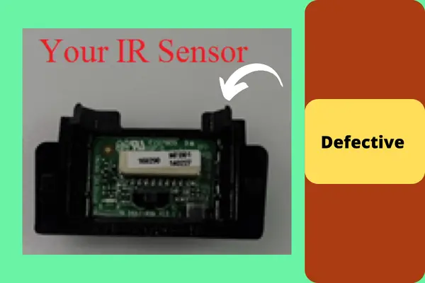 defective IR sensor 
