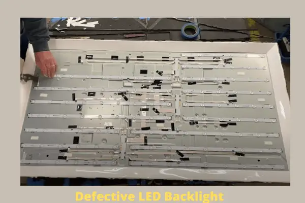 defective led backlight  