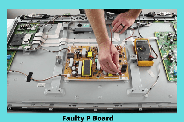 faulty P board 