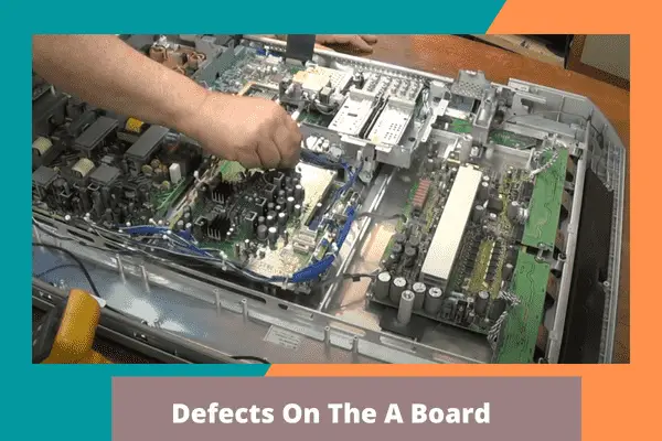 defects on the A board
