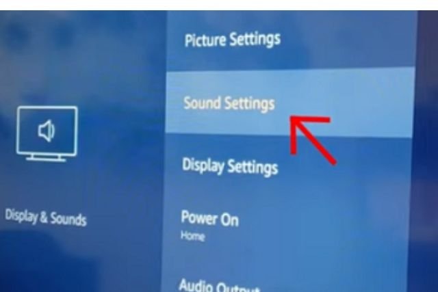 sound settings