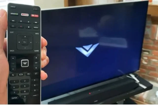 turn on and off vizio tv without remote or power button