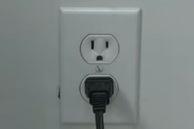 re-plug the cord again in the socket