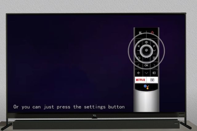 press the setting button on your remote