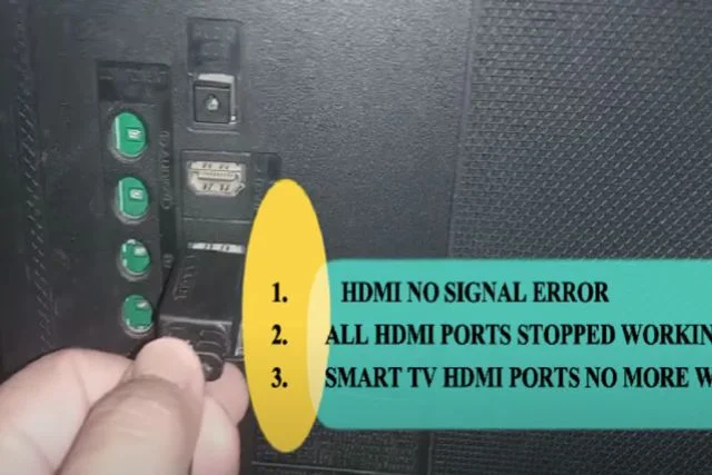 hdmi cable won't fit in samsung tv 