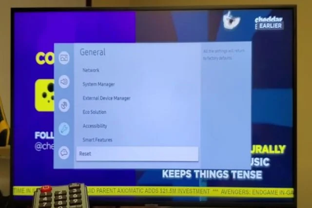  reset your samsung tv