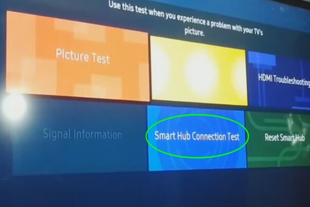  start smart hub connection test