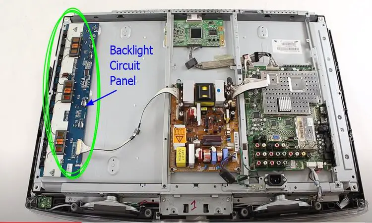 backlight circuit panel of samaung tv