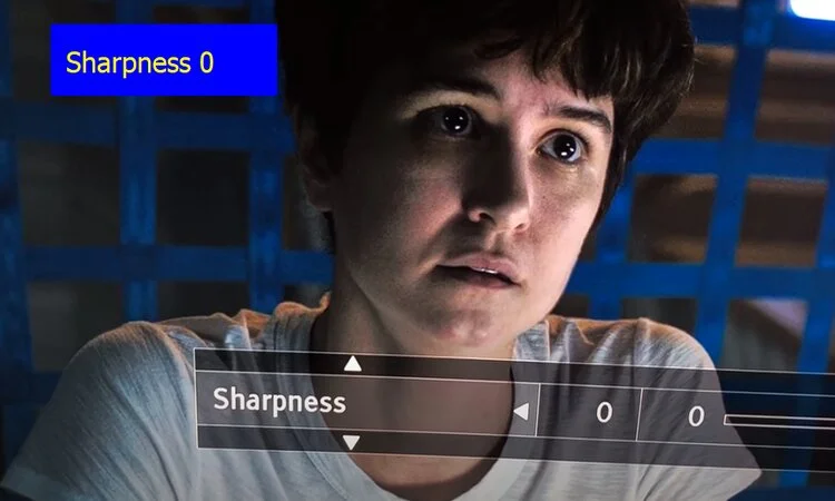 sharpness 0 on samsung tv